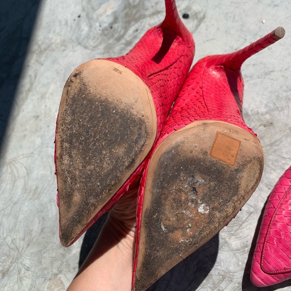 Alexandre Birman pink snakeskin shoes - Picture 6 of 6